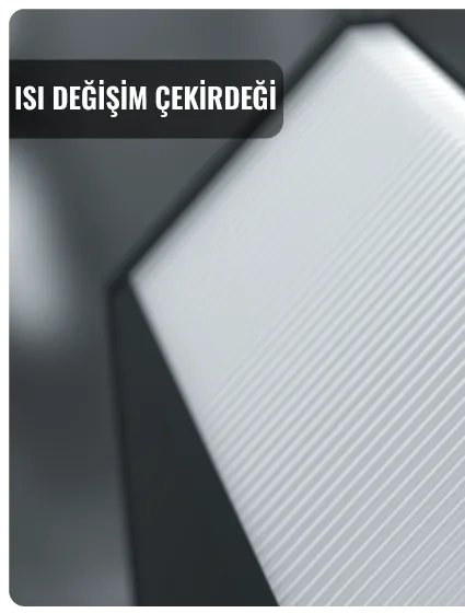 İnce katmanlı ısı değişim çekirdeği